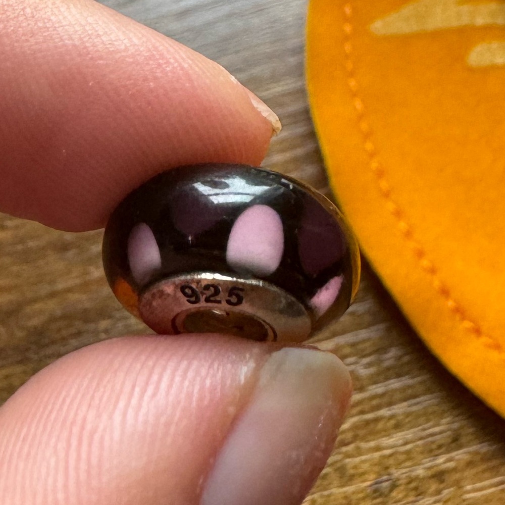 Zable Murano Glass Purple Bead
